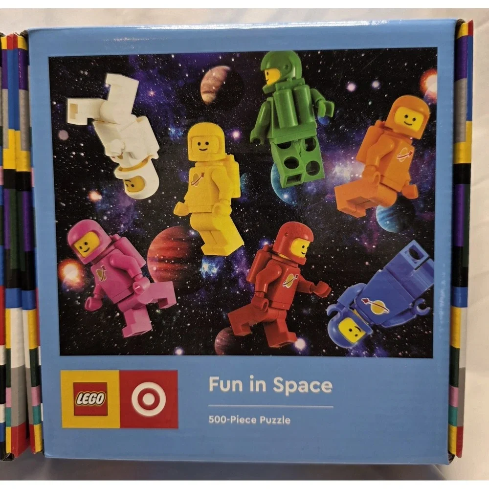 Lego Fun In‎ Space / Colorful Minifigures Target 500 Piece Puzzle X 2